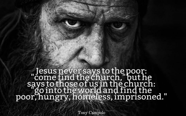 Jesus never says…
