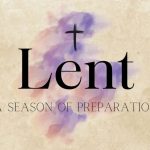 Lent and a cross